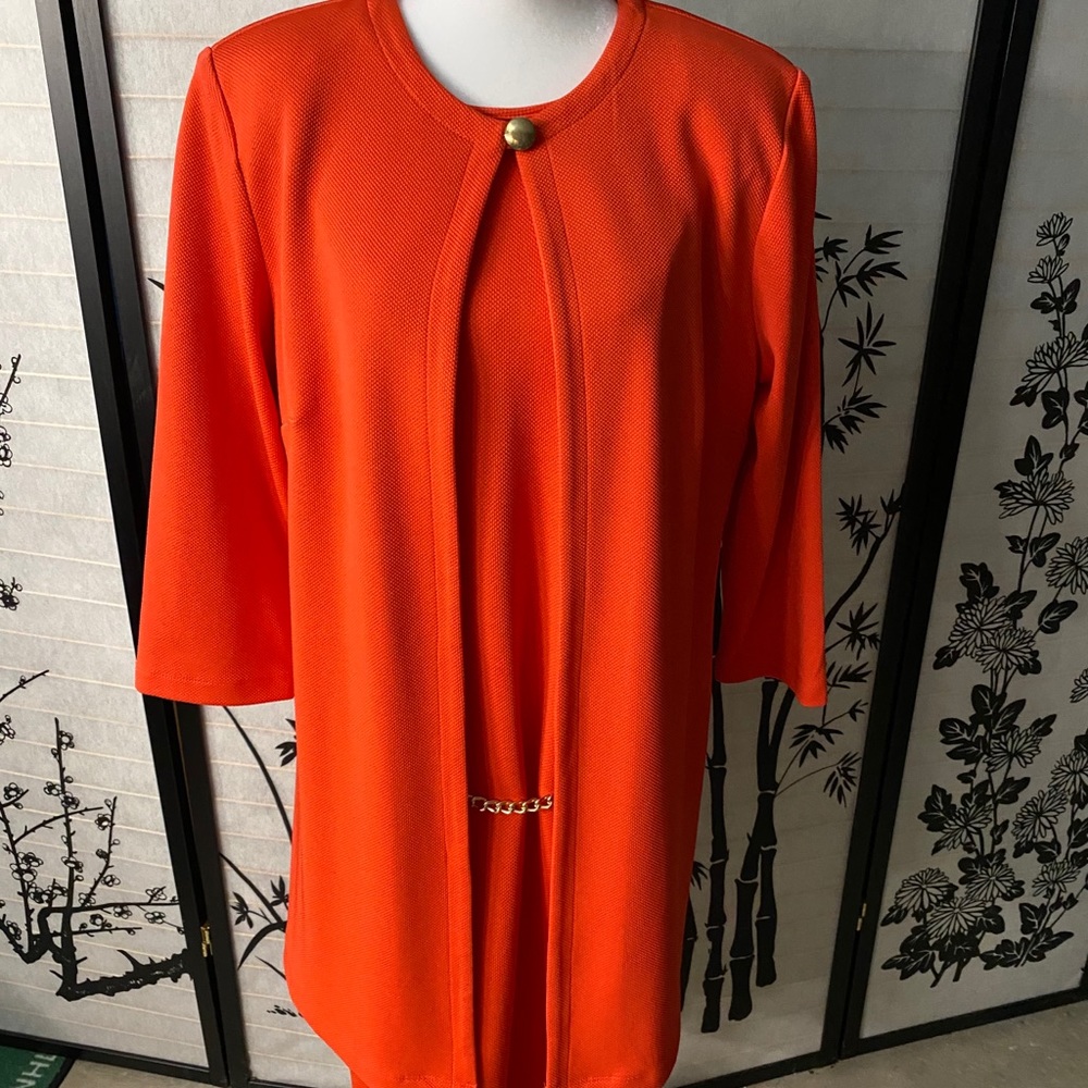 Danny and Nicole two piece dress and overcoat